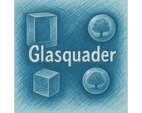 


Gelaserte Glasquader &ndash; Elegante 3D...