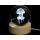 Glass ball diameter 60 mm, motif Jellyfish