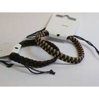 LA, 2-farbig geflochten , div. Farben