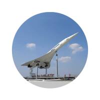 Glas Magnet- Concorde