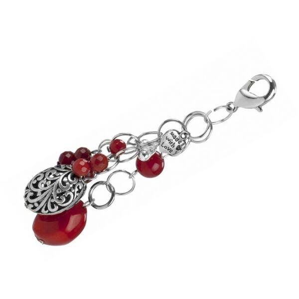 Anhänger, Koralle, rot