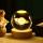 Glaskugel d=60 mm Motiv Saturn