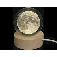 Glaskugel d=60 mm Motiv Mond