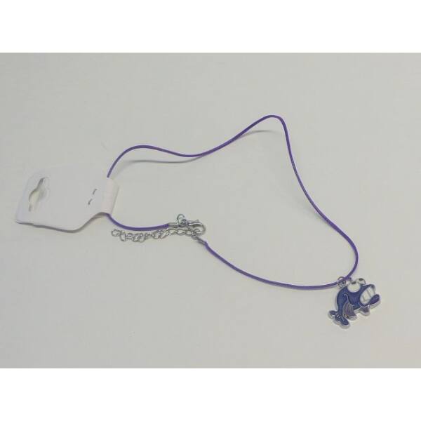 Anhänger Hai,  Stoffband blau