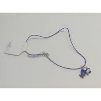 Anhänger Hai,  Stoffband blau