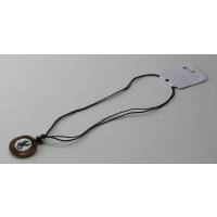 Kette Skorpion, mit Stoffband verstellbar, braun