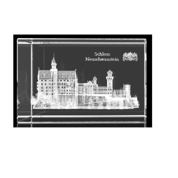 3D-Cube-Neuschwanstein 60x40x40