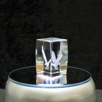 3D-Glas-Cube-Adler, versch. Größen