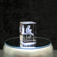 3D-Glas-Cube-Affe, versch. Größen