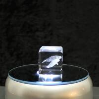 3D-Glas-Cube-Beluga, versch. Größen