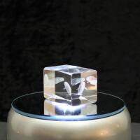 3D-Glas-Cube-Beluga, versch. Größen