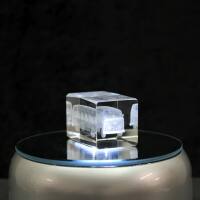 3D-Glas-Cube-VW Bully, versch. Größen