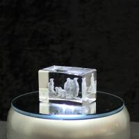 3D-Glas-Cube-Erdmännchen, versch. Größen