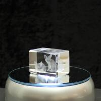 3D-Glas-Cube-Fennek, versch. Größen