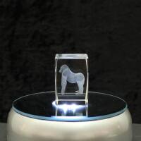 3D-Glas-Cube-Gorilla, versch. Größen