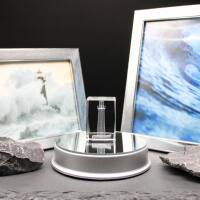 3D-Glas-Cube-Leuchtturm, versch. Größen