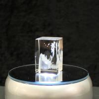 3D-Glas-Cube-Meerjungfrau, versch. Größen