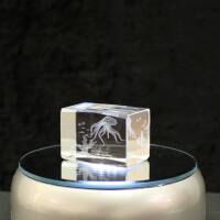 3D-Glas-Cube-Oktopuss, versch. Größen