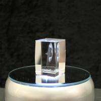 3D-Glas-Cube-Orca, versch. Größen