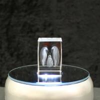 3D-Glas-Cube-Pinguine, versch. Größen