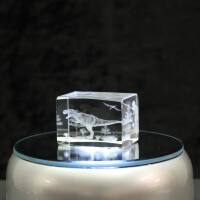 3D-Glas-Cube-T-Rex, versch. Größen