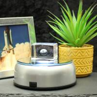 3D-Glas-Cube-Saturn, versch. Größen