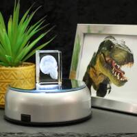 Kristallglas Figur Motiv Totenkopf