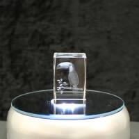 3D-Glas-Cube-Tucan, versch. Größen