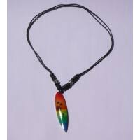 Kette Surfbrett, mit Stoffband verstellb., iv.Farb.